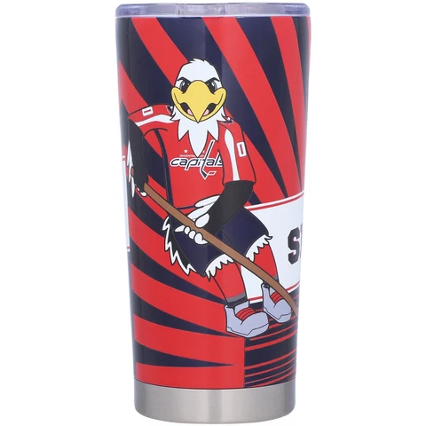 Washington Capitals 20oz. Stainless Steel Mascot Tumbler Cover