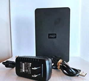 WD Elements 1 TB USB 2.0 Desktop External Hard Drive WDBAAU0010HBK - Afbeelding 1 van 3