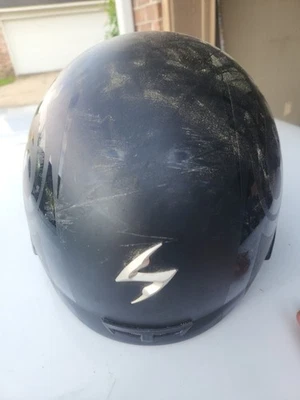 Biker Helmet-scorpion Exo -Size Medium Matte Black - Image 1 of 4