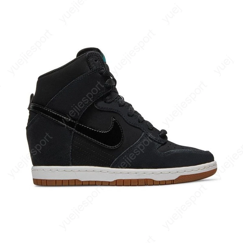 T*A様 【美品・希少】Nike Dunk Sky Hi Black Gum 2 Nike Dunk Sky Hi Black Gum Women's Size 7.5 Hidden Wedge Custom