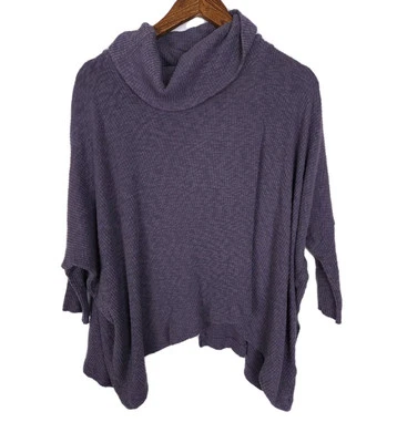 Suéter acanalado Free People Beach World Traveler capucha cuello espalda dividida talla pequeña Foto 1 de 4