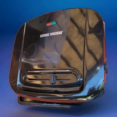 George Foreman  *4 SERVINGS* Electric Grill Nonstick Fat Removing No Box - Image 1 of 2