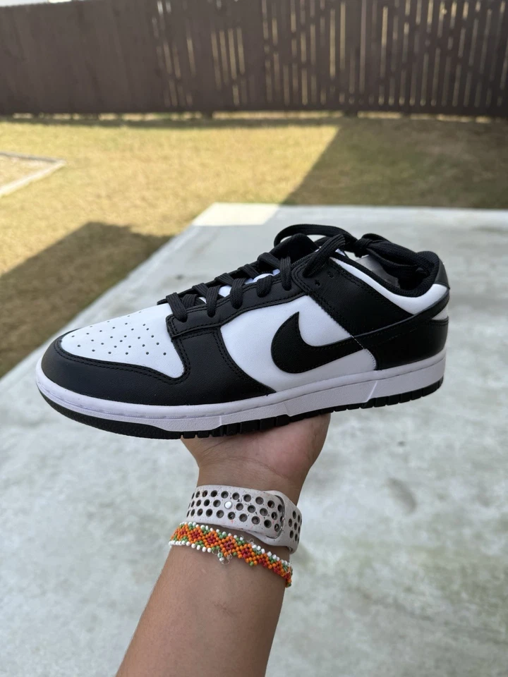 Talla 9.5 - Nike Dunk Low Negro Blanco W Foto 1 de 4