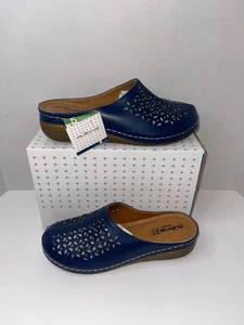 Flexus by Spring Step Italian Comfort Mules – Women's Slip-On Slippers| Size 8.5 - Picture 1 of 9