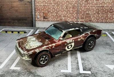 Hot Wheels Redline 1971 Boss Hoss Copper With Black Roof & White Interior Rare! - Image 1 of 4