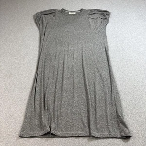 The Great Camiseta Vestido Mujer Grande 3 Gris Jaspeado Maxi Hombro Abullonado EE. UU. Boho - Imagen 1 de 9