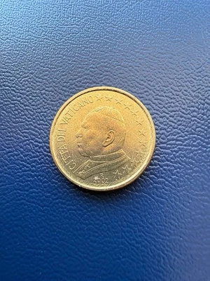 Vatican 2002 10 euro cent  coin BU UNC His Holiness Pope John Paul II - Image 1 of 2