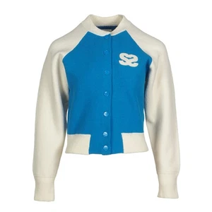 Sandro Women's Cardigan Size 3 / L Embroidered SFPCA00766 - Picture 1 of 9