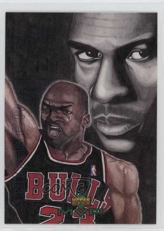 1999-00 Upper Deck MVP Draw Your Own Card Winner Michael Jordan #W28 HOF - Image 1 of 2