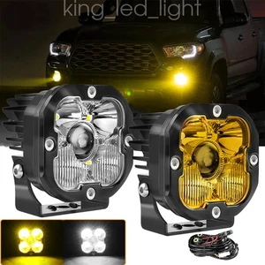 AMBER WHITE LASER LED FOG LIGHTS FOR TOYOTA TACOMA 4RUNNER 2010-2023 TUNDRA+WIRE - Bild 1 von 29