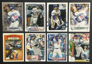 Lote de 8 tarjetas de béisbol Mookie Betts diferentes Topps Heritage Bowman Dodgers - Imagen 1 de 2