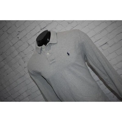 Polo Ralph Lauren Mens Size XL Golf Polo Shirt Classic Gray Cotton Long Sleeve - Image 1 of 4