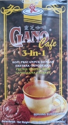 3 Boxes Gano Excel Cafe 3in1 Kaffee Ganoderma Reishi kostenloser Versand aus DE - Bild 1 von 4