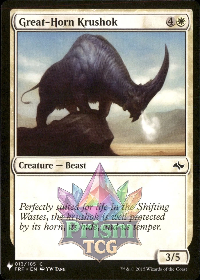 Great-Horn Krushok 13 Common Fate Reforged MTG - Image 1 of 1