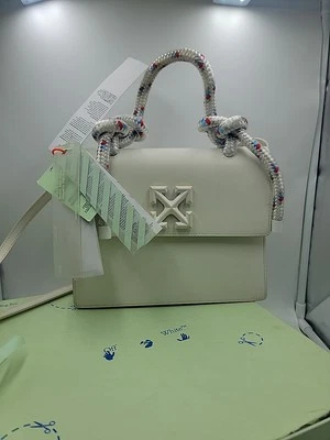 Off-White Gummy Jitney 2.8 Bag In White Leather - Image 1 of 4