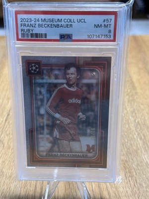 Franz Beckenbauer 2023-24 Topps Museum UCL /25  PSA 8  FC Bayern München Legende - Bild 1 von 2