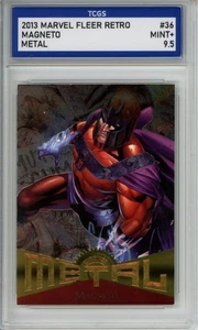 2013 MARVEL FLEER RETRO METAL #36 MAGNETO TCGS MINT+ 9.5 - Picture 1 of 2