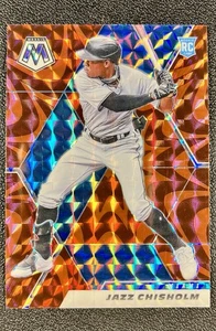 2021 Panini Mosaic Reactive Red Mosaic Prizm JAZZ CHISHOLM #243 Rookie RC MLB - Picture 1 of 4