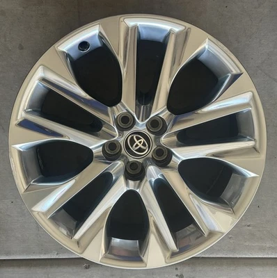 TOYOTA HIGHLANDER CHROME CLAD ALLOY WHEEL 20x8 20" RIM OEM 20 RIM 75265 OEM - Image 1 of 4