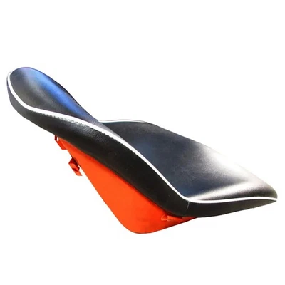 71984 Fits Kubota Seat Assembly Black/Orange Seat Assembly Orange Metal/Black - Image 1 of 4