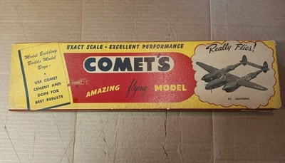 Comet Lockheed P38 Lightning Kit P5 WS 34" 1950 - Image 1 of 4