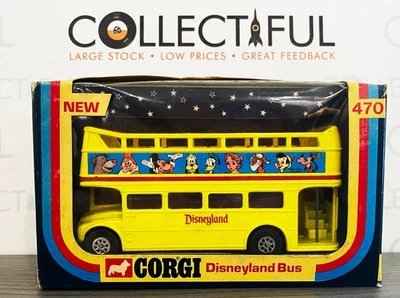 CORGI #470 - DISNEYLAND BUS - YELLOW MICKEY MOUSE - DIECAST - MIB🔥 - Image 1 of 4