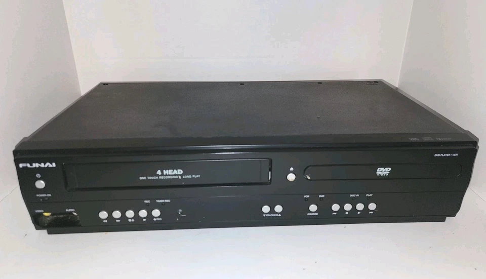 Funai DVD VCR Combo Player 4 Head VHS Recorder DV220FX4 No Remote Tested Works - Image 1 of 4