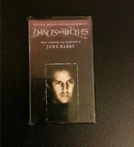 DANCES WITH WOLVES ORIGINAL MOTION PICTURE SOUNDTRACK CASSETTE TAPE JOHN BARRY - Picture 1 of 3