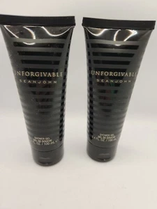 Unforgivable by Sean John 3,4oz./100ml Duschgel für Herren Neu (x2) - Bild 1 von 2