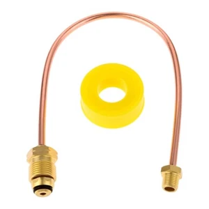 1 x Propane Regulator Copper Pigtail POL x 1/4"NPT Male Pipe Thread 1/4" Tubing - Picture 1 of 8