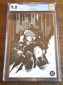 ABSOLUTE BATMAN #1 CGC 9.8 NICK DRAGOTTA 2ND PT BW SKETCH 1:25 INCENTIVE VARIANT - Picture 1 of 2