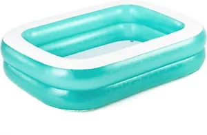Bestway Inflatable Family Rectangular Pool, 450L - Blue/Green *BRAND NEW* ✅ - Picture 1 of 7