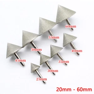 20mm - 60mm Conical Diamond Grinding Cutting Carving Bit For Dremel Rotary Tool - Picture 1 of 11