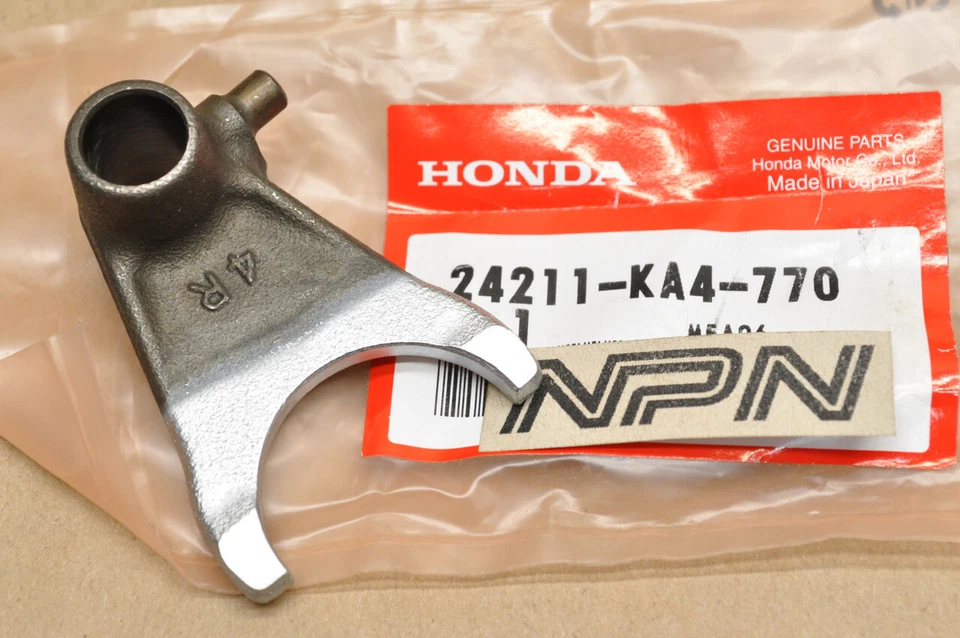 Horquilla de cambio de marchas derecha Honda 1985-2004 CR250 R 24211-KA4-770 NUEVO DE STOCK Foto 1 de 1