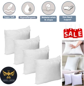 Extreme Fill Plump Hollowfibre Cushion Pads Inners Fillers Scatters - All Sizes - Picture 1 of 5