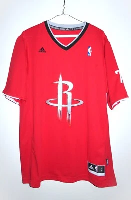 Camiseta Adidas Houston Rockets Jeremy Lin #7 Manga Corta Swingman Grande L Foto 1 de 4