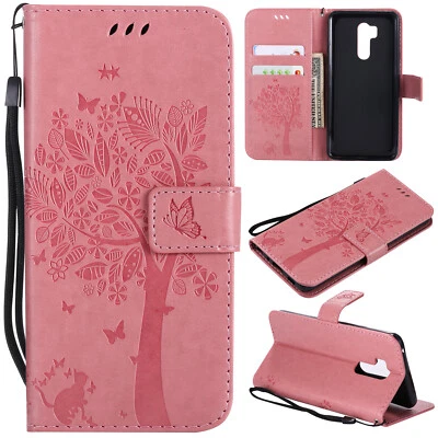 For LG K20 K30 K12 K10 Plus V40 Pattern PU Leather Flip Wallet Case Phone Cover - Image 1 of 4