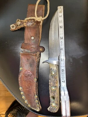Vintage Puma Skinner Knife 6393 With Sheath - Image 1 of 4