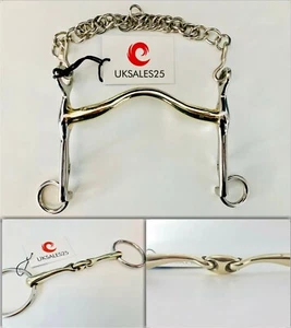 Weymouth Bradoon Bridle Bits Set GS & SS / 12MM (UKSALES25®) *SAME DAY DISPATCH* - Zdjęcie 1 z 9