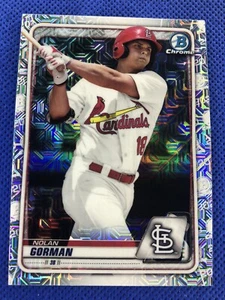 Mojo refractor de béisbol cromado Nolan Gorman Bowman 2020 #BCP-66 - Imagen 1 de 2