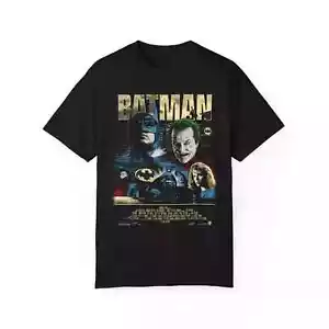 Batman 1989 T-Shirt Full Size Black - Picture 1 of 2