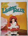 Vintage Doll Making Book 1975 Lively Living Dolls 16" Full-size Patterns #0377