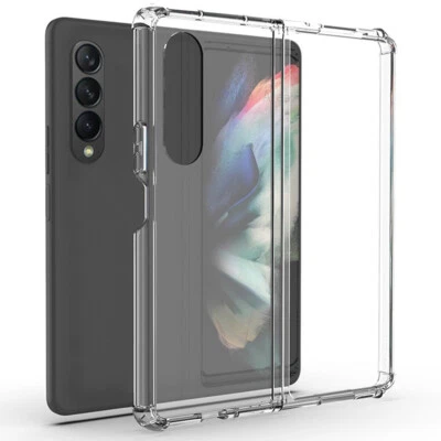 MIXROOM Cover Custodia per Samsung Galaxy Z Fold 3 5G Bumper anticaduta in Silicone PVC