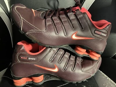 Nike Mujer US 9.5 Shox NZ EU 488312-602 Borgoña Hyper Punch Rosa Atlético Foto 1 de 4