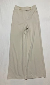 Pantalones informales clásicos de negocios beige 6 Calvin Klein nuevos con etiquetas - Imagen 1 de 4