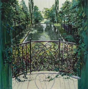 Rebecca Hardin, Morning Shadows, Screenprint on Coventry Rag - Picture 1 of 6