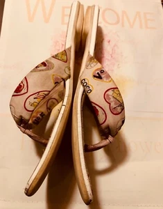 CHANEL Pink Coco No 5 Logo Sandals/Thongs Size 39 - Picture 1 of 10