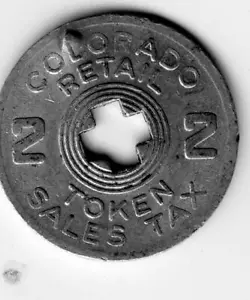Sales Tax: Colorado Sales Tax Token 2 - Picture 1 of 2
