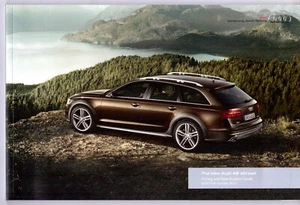 Audi A6 Allroad 2012-2013 UK Market Sales Brochure 3.0 TDi 204, 245, BiTDi 313 - Picture 1 of 2