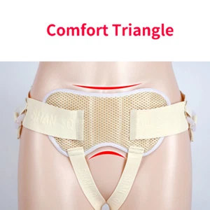 Cinturón de hernia inguinal ajustable para hombres con 2 almohadillas doble soporte armadura ropa interior - Imagen 1 de 13